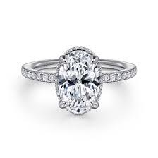 14K 1.50ct Diamond Radiantcut-Solitaire Ring