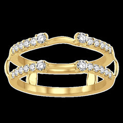 14K 0.45ct Diamond Ring Guard