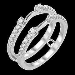14K 0.45ct Diamond Ring Guard
