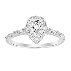 14K 1.51ct Dia Solitaire Pear-Ring