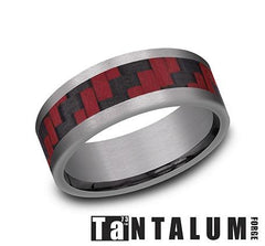 Tantalum Red/Black 8MM-Size:10 Benchmark Band
