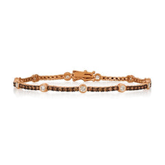 14K 2.00ct Chocolate Diamond Bracelet