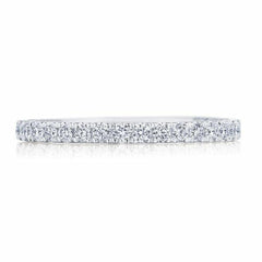 14k .19ct-Round-Cut Prong-Set Diamond-Band