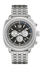 MENS CRYSTA M W BR BK WATCH